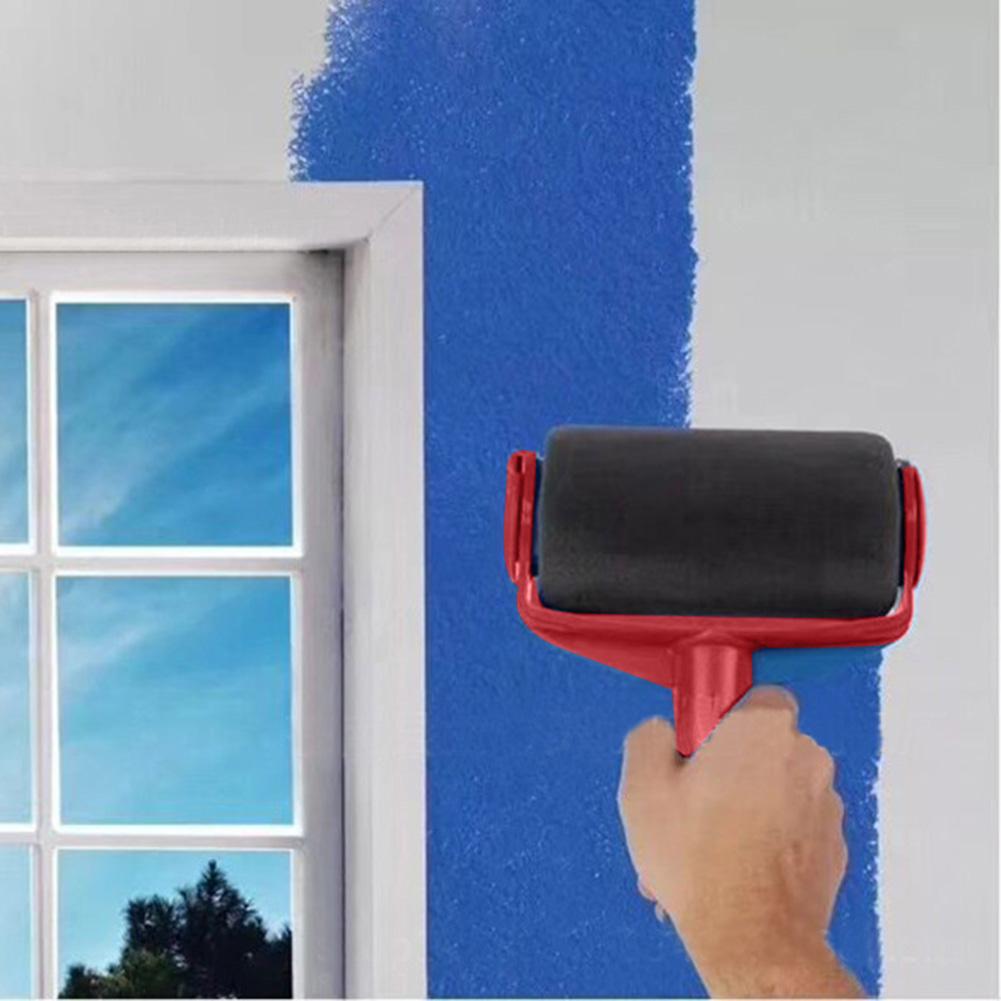 8 Stks/set Diy Muur Verf Roller Borstel Gereedschap Kits Multifunctionele Muur Decoratieve Kwasten Home Hoek Decoratieve Schilderen Borstel