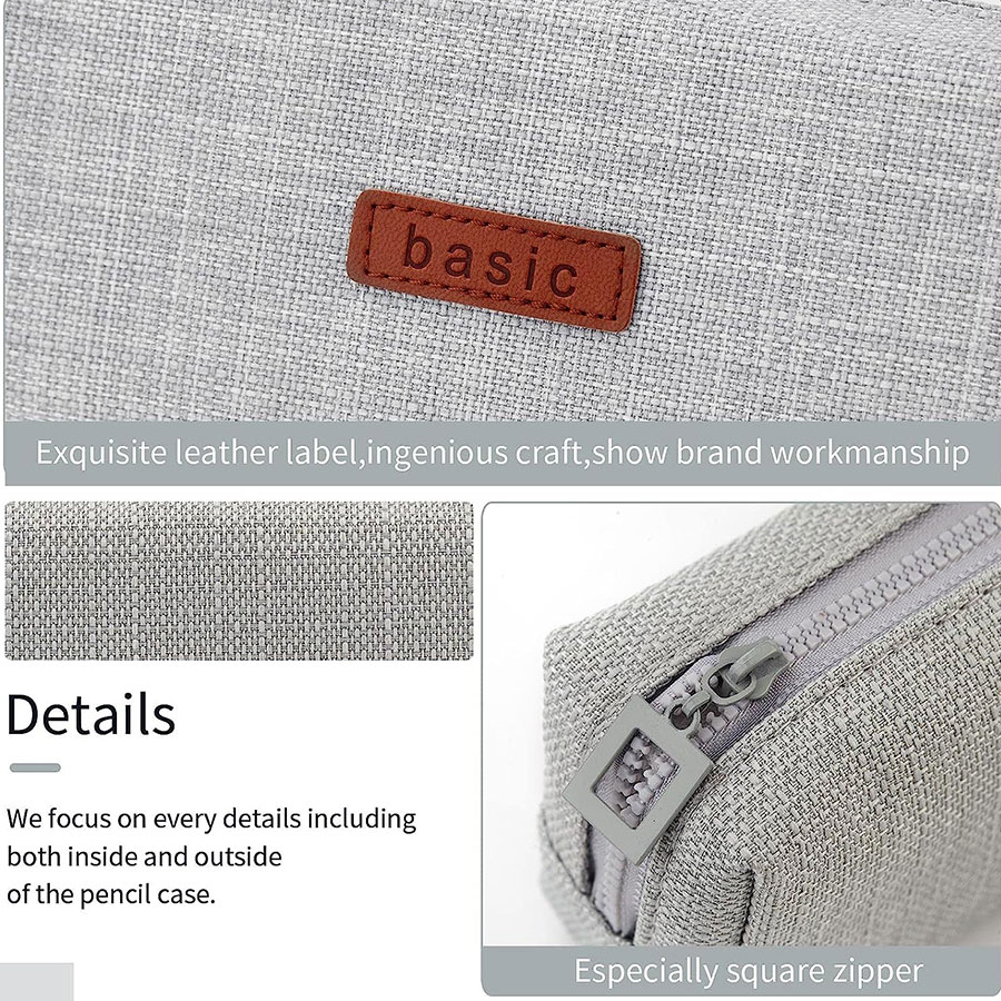 Estuche para lápices, estuche para lápices para estudiantes, bolsa de cosméticos, papelería de oficina, organizador coreano para útiles escolares para estudiantes