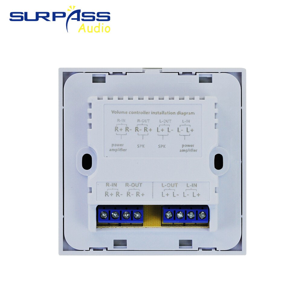 Stero Volume Tuning Switch 5 Adjustment Two Channel Fixed Resistance Music Speaker Volume Controller