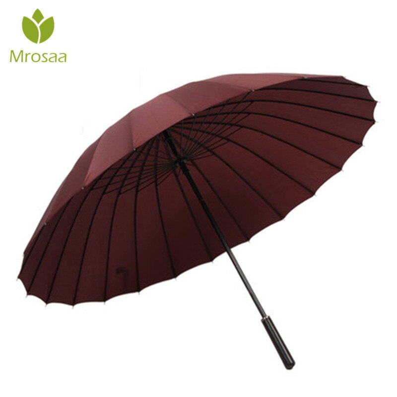 Big Umbrella Men 24 Ribs Automatic Open Golf Umbrella Male Commercial Compact Large Strong Windproof Parasol Regalo Hombre XX18