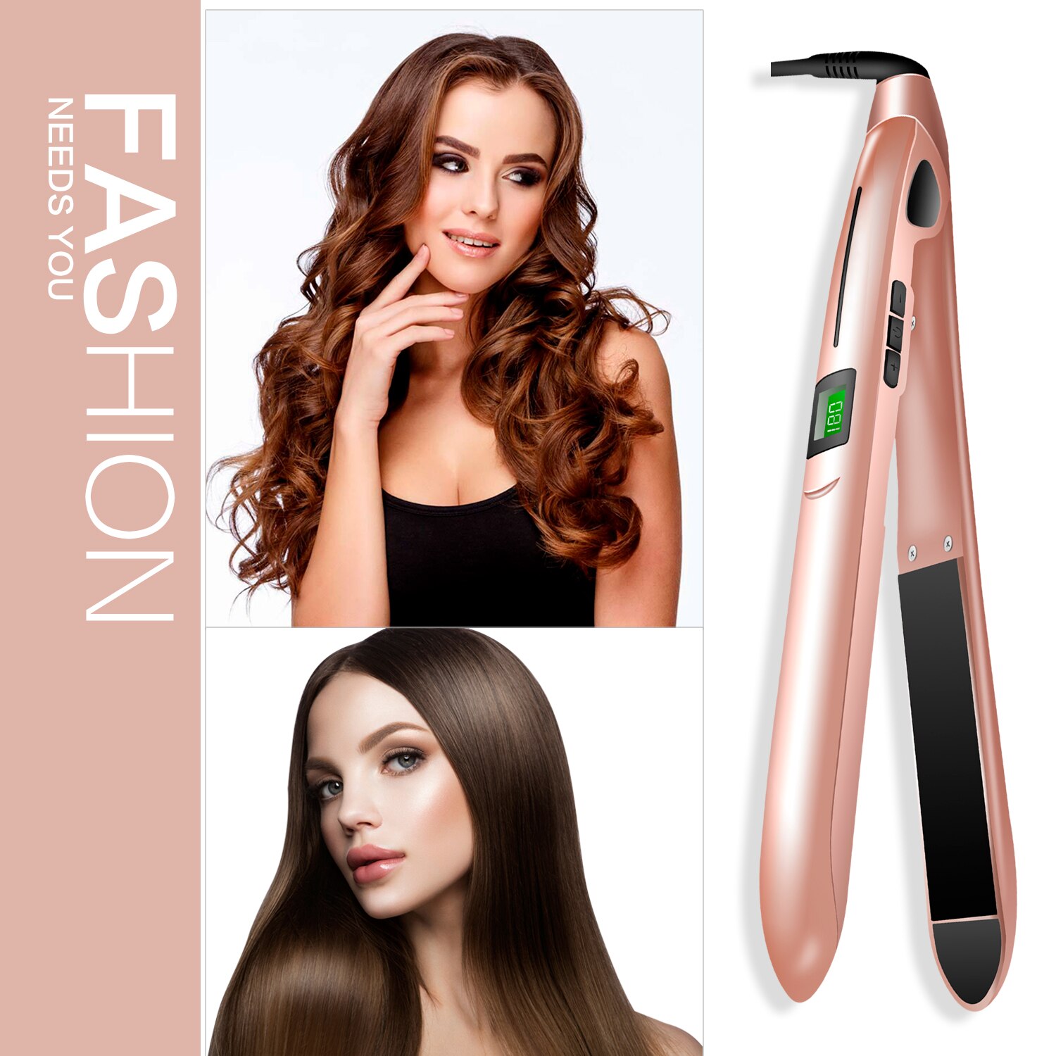 Elektrische Kapper Voor Haar Curlere Grote Golven Haar Krultang Snelle Stijltang Krultangen Flat Iron