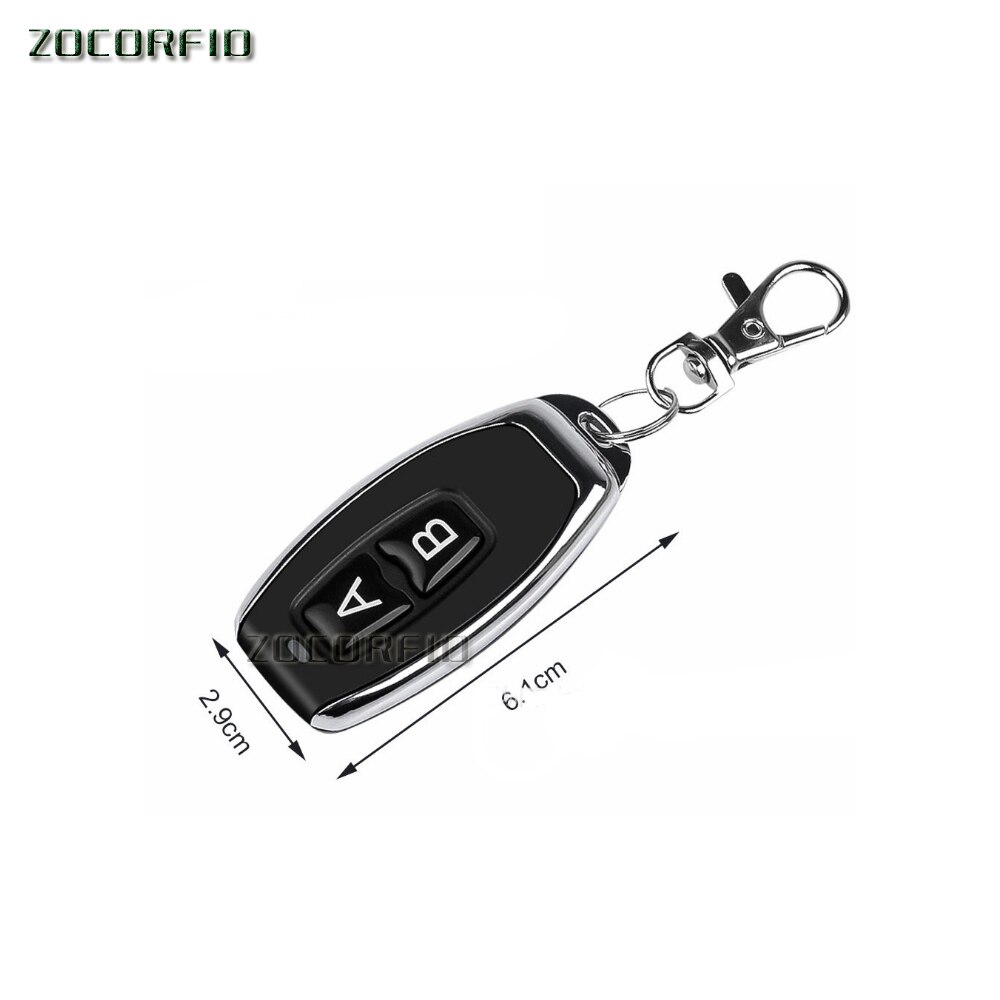 433 Mhz Draadloze Universele Afstandsbediening Schakelaar Ac 110V 220V 2CH Rf Relais Ontvanger En Zender Voor Garage en Gate Control