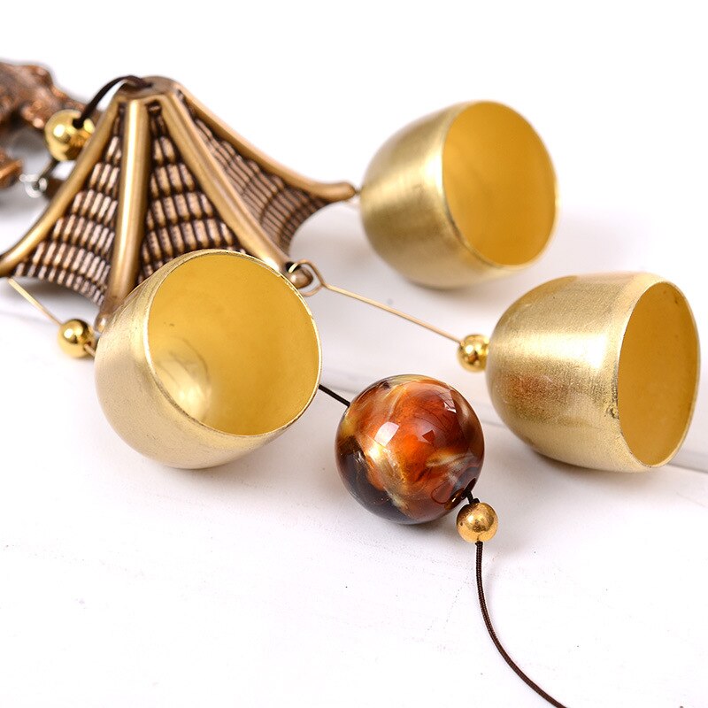 Wind Chime Antique Cooper Home Wall Hanging Decoration Windchime Garden Ornament Bells Tuulikello Kurant Wiatrowy UYT Shop