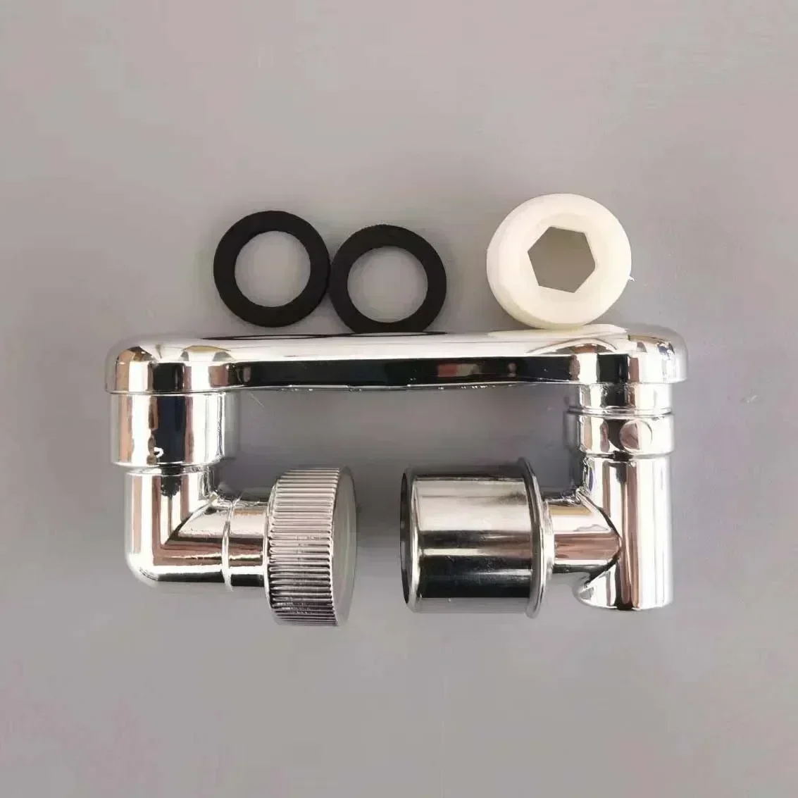 Adapter for Taps 22/24mm Water Tap Nozzle Rotary Faucet Bubbler Kitchen 360 Rotating Faucet Extender Splasher Dual Mode Home: green