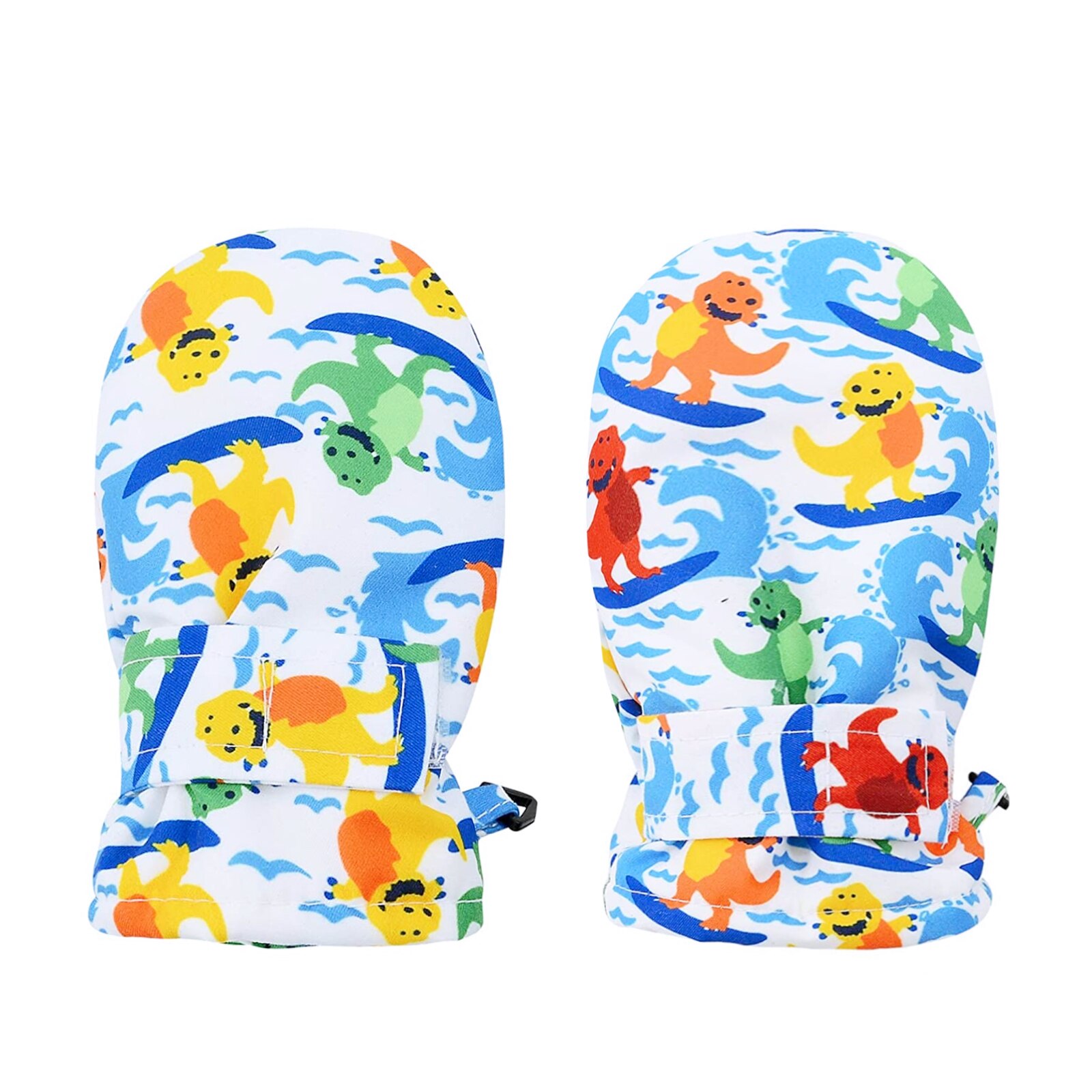 CYSINCOS Winter Children Print Cartoon Thickening Ski Gloves Kids Windproof Waterproof Non-slip Long-sleeved Mittens: Color 5 M(2-3years)