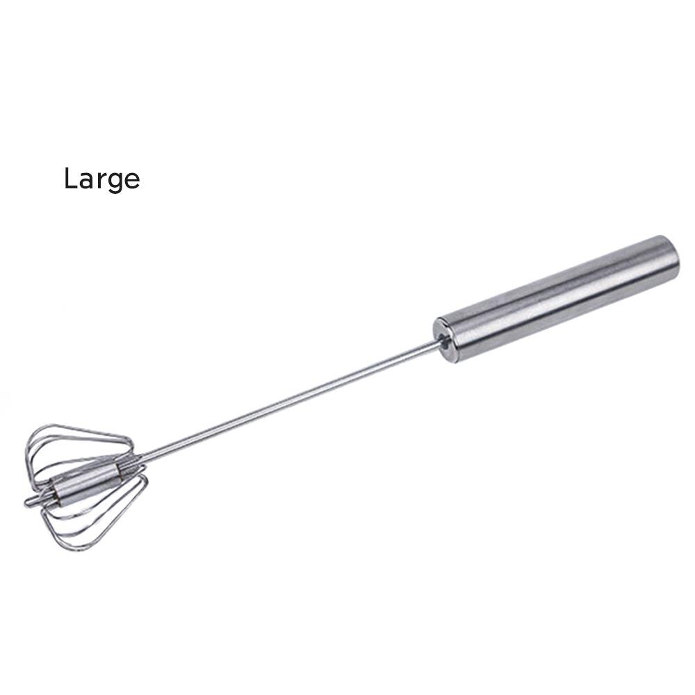 Semi automatic Egg Whisk Cream Cookware Egg Beater Dining Hand Pressure Restaurant Hand Whisk Mixer Bar Kitchen Tools: L