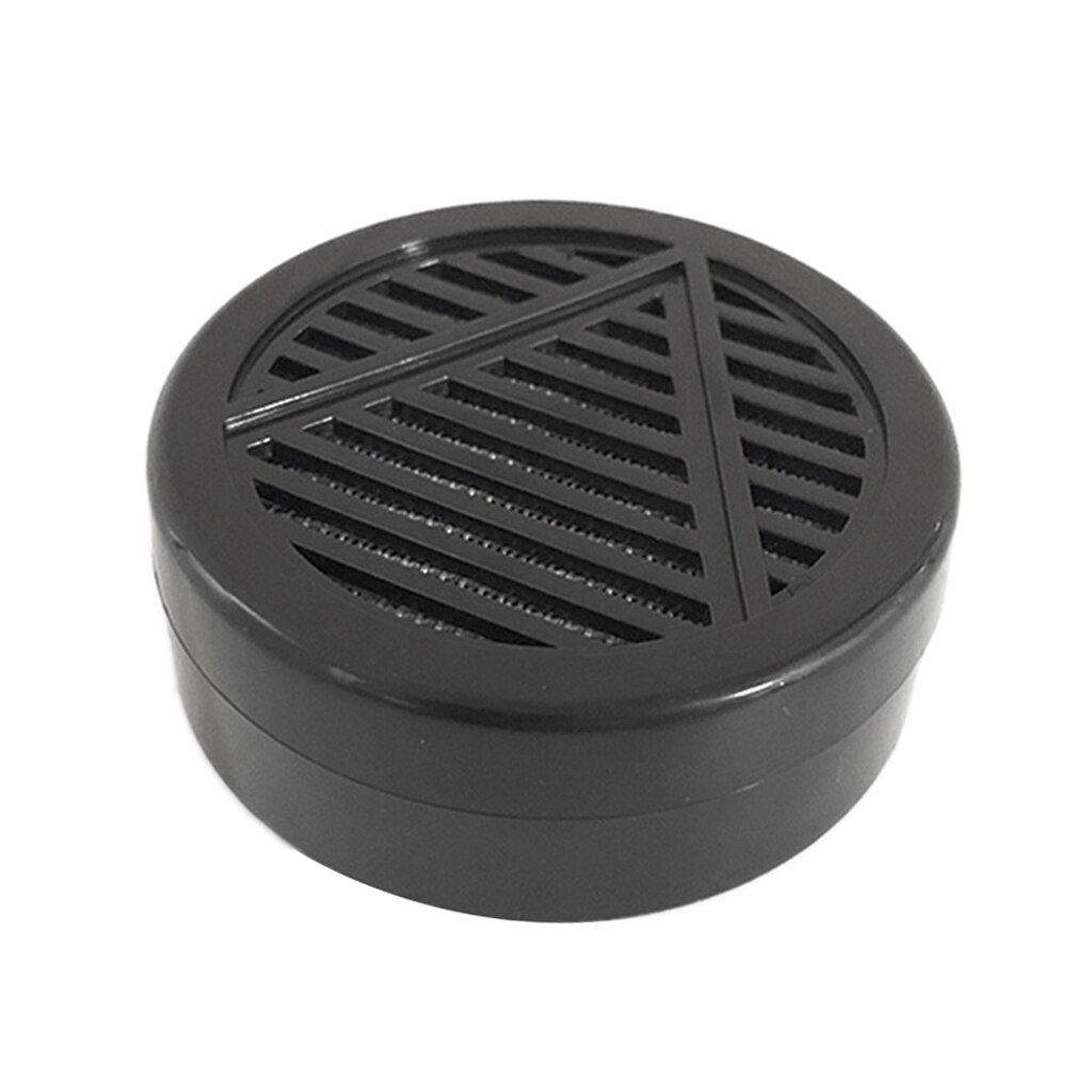 Round Cigar Humidor Humidifier 70 Crystal Black Durable ABS Plastic