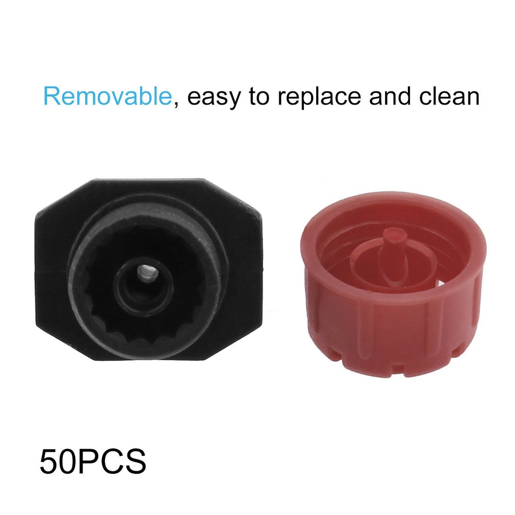 50pcs / Lot Adjustable Garden Irrigation Misting Micro Flow Dripper Head Drip System On 1/4" Barb watering