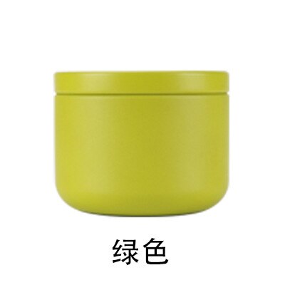 Trumpet Black Tea Small Tea Cans Tin Box Portable Flower Tea Packaging Sealed Cans Metal Mini Tea Can Travel Cookie Jar: Green