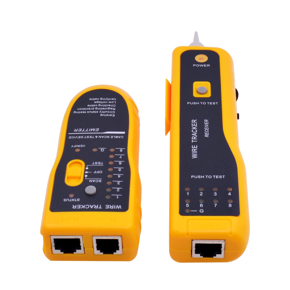 JW-360 RJ11 RJ45 Cat5 Cat6 Telefoon Wire Tracker Tracer Toner Ethernet Lan Netwerk Kabel Tester Detector Line Finder