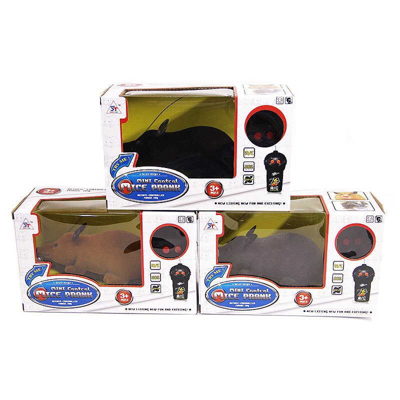 Draadloze Afstandsbediening Muis Pluizige Elektronische Muis Speelgoed, Emulatie Speelgoed Rat Voor Kat Hond Mini Rat Lastig Speelgoed