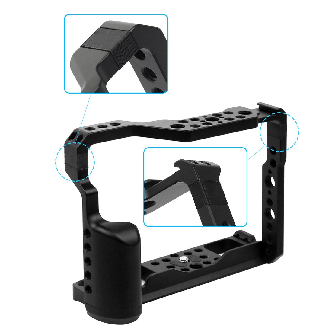 Bgning Aluminium Camera Kooi Video Film Maken Frame Voor Fujifilm XT2 XT3 Dslr Camera Stabilizer Rig Beschermende Case Cover: Default Title