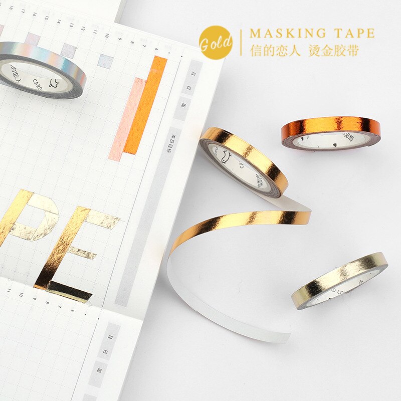 3Pcs Masking Tape Washi Tape Set Foil Wide Washi Tape Cartoon Wide Stationery Masking Tape JD013C Masking Tape Japanese JD013C