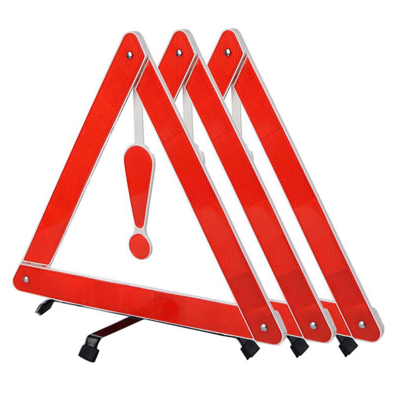 Triángulos reflectantes para coche, señal de tablero de advertencia, trípode para coche, señal de parada de fallos peligrosos, herramienta de emergencia, señal reflectante