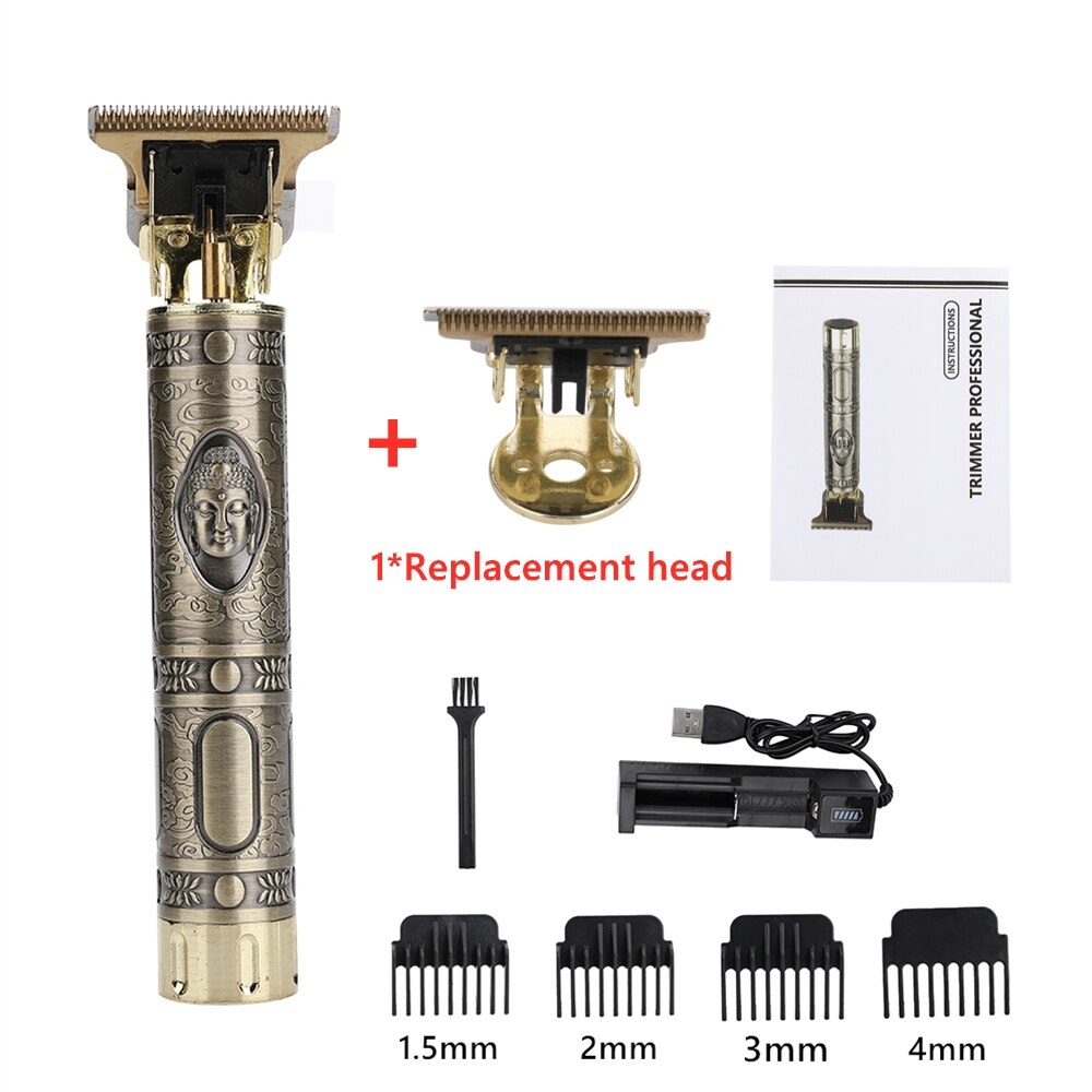 Professionele Oplaadbare Tondeuse Kapper Carving T Outliner Blade Kappers Tondeuse Scheren Cuttting Machine