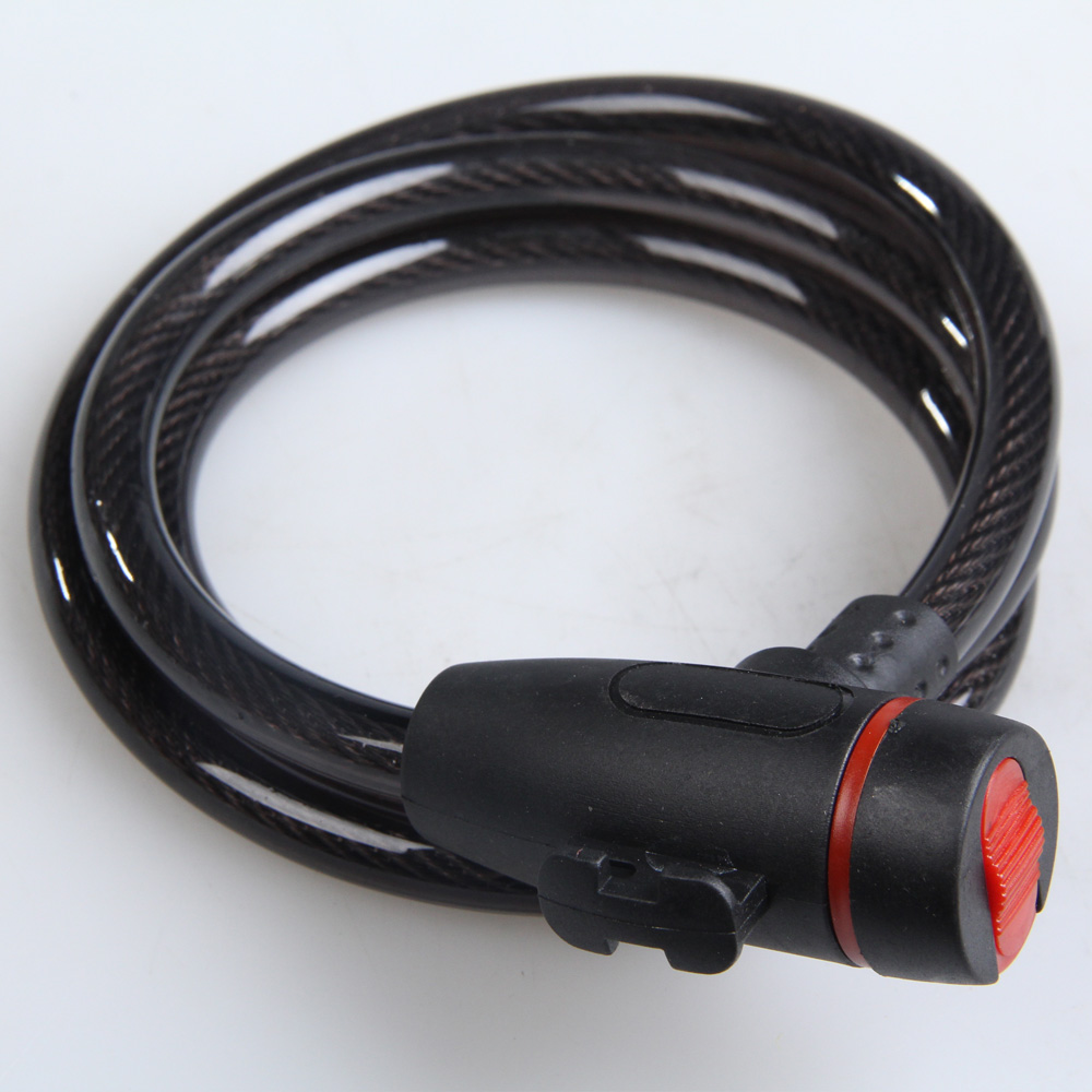 1pcs Anti-Theft Bike Lock Stainless Steel Candado Bicicleta Safety Cable Coil with Key Motorcycle Cycle MTB Bicycle Accessories