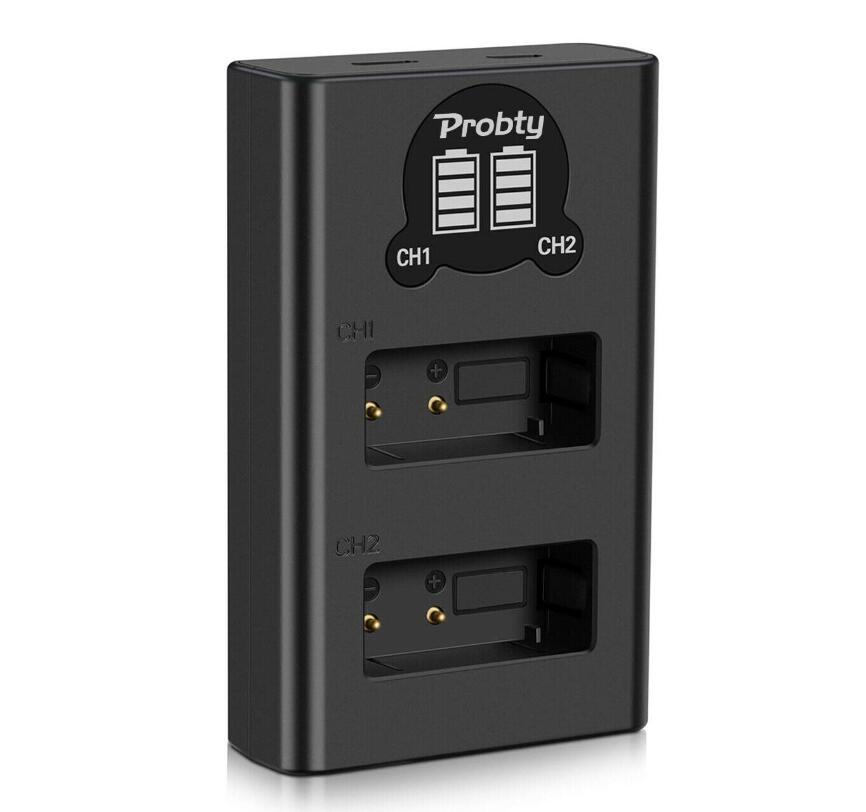 4 Stuks 2000 Mah NP-FW50 Np FW50 Batterij + Led Usb Dual Charger Voor Sony A6000 A6400 A6300 A6500 A7 a7II A7RII A7SII A7S A7S2 A7R: 1 SET Charger