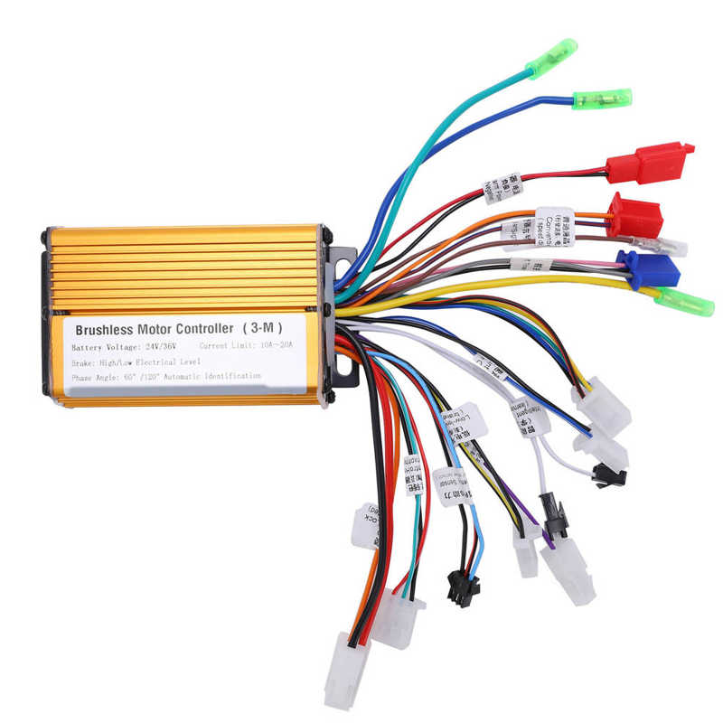 3 Mode Electric Scooter Speed Controller 3 Mode Electric Brushless Controller for Electric Bicycles: 24to36V