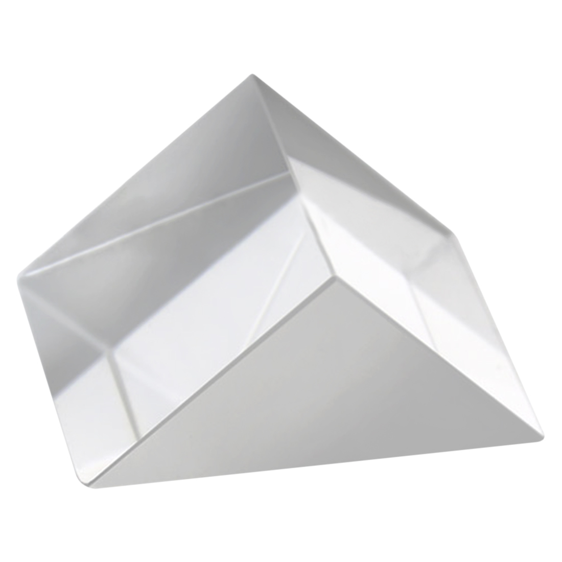 K9 Optical Glass Right Angle Reflecting Triangular Prism For Teaching Light Spectrum Total reflection Triangular color prism