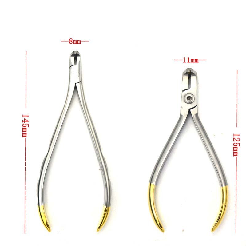 Dental distal end cutter tang wire wire cutting tang tandlæge tang rustfrit stål tråd filament cutter ortodontisk værktøj