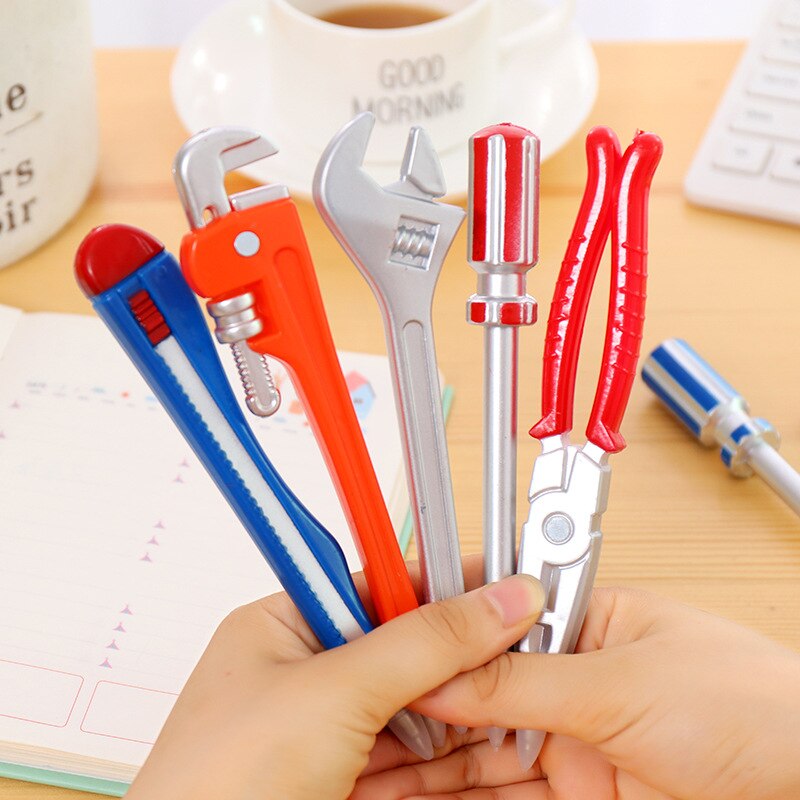 Rotuladores fluorescentes para estudiantes, herramienta de forma Kawaii, 1 Uds.