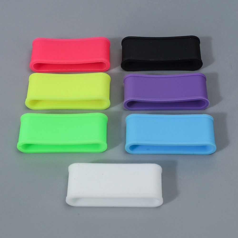 Multicolor Sealing Silicone Ring Flat shape Badminton Raquet Handle Overgrip End Environment Protection Tennis Racket