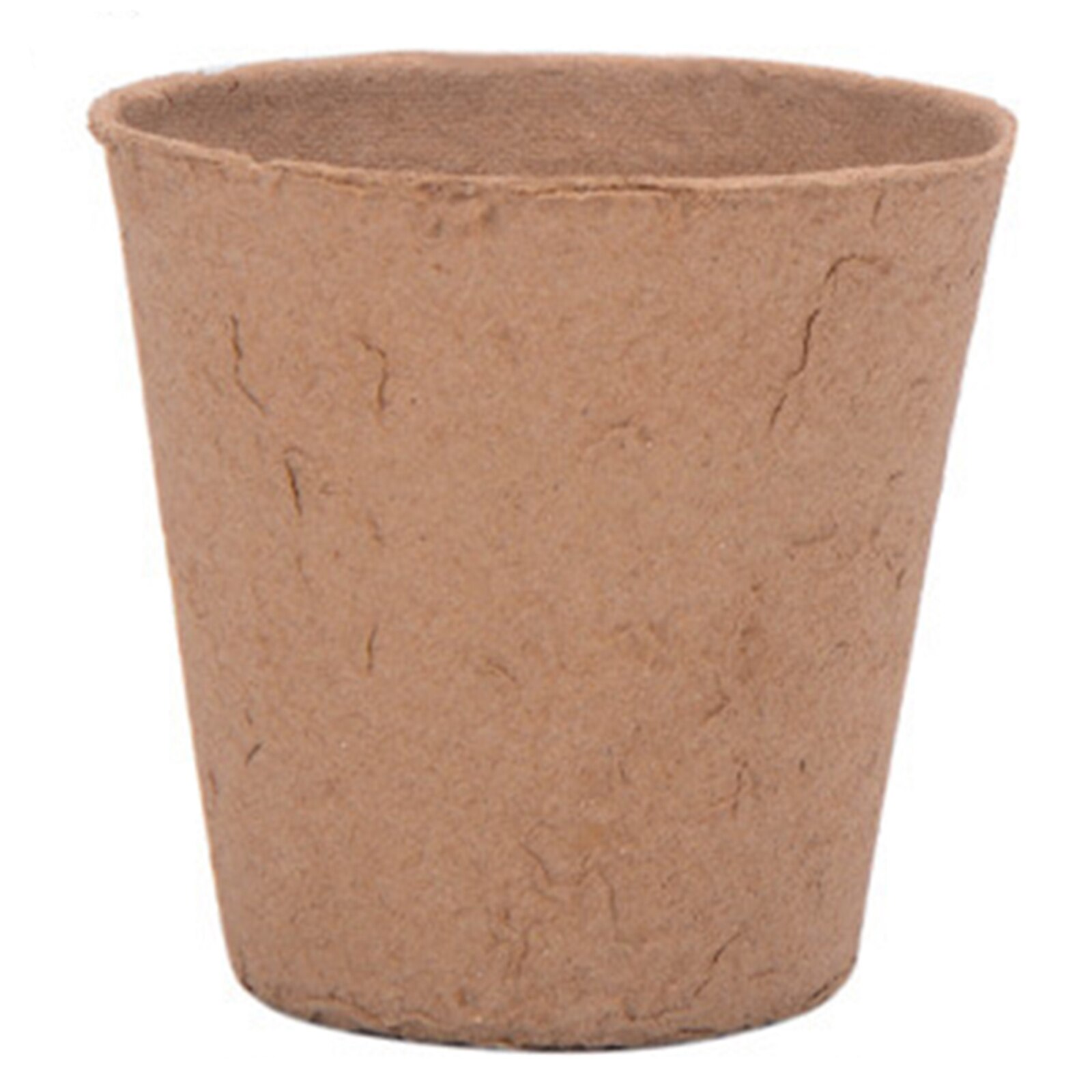 25Pcs Round Biodegradable Paper Pulp Peat Pots Plant Nursery Cup Tray Garden 78*82mm