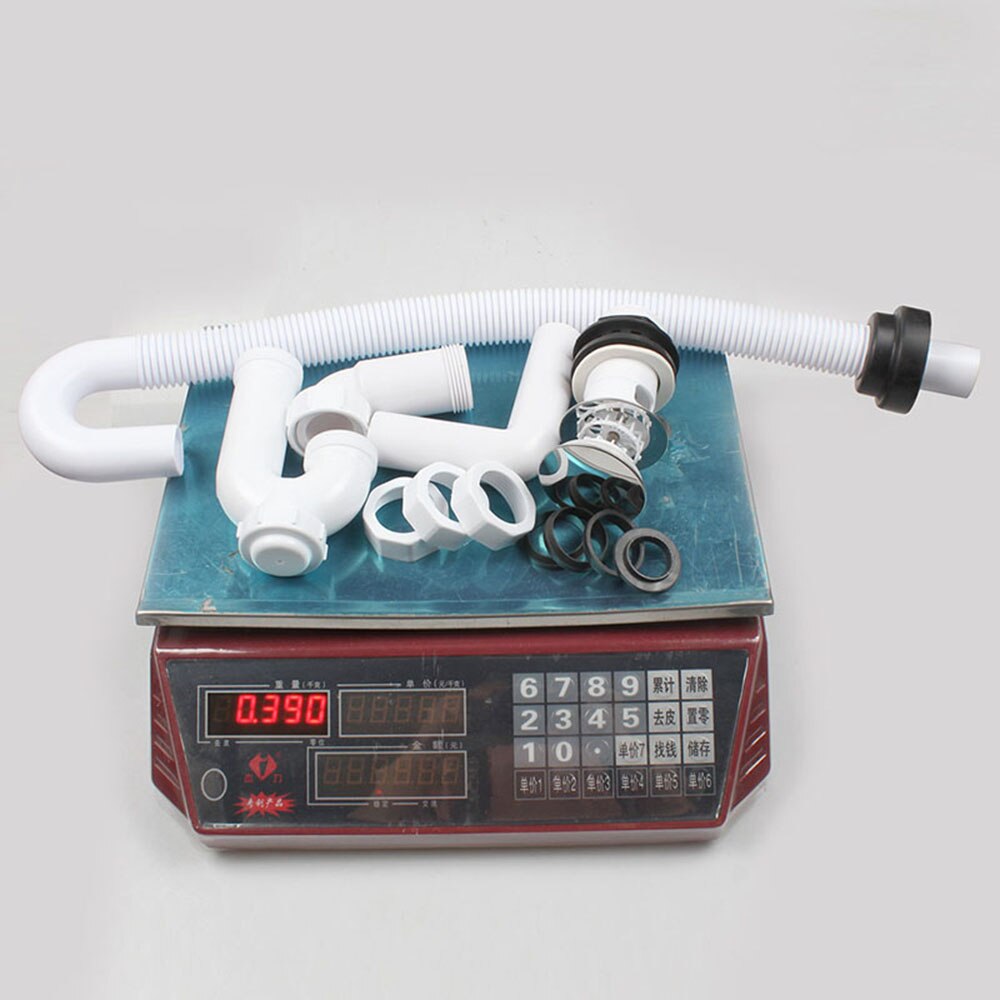 Talea Basin drain waste kit rear-position white bathroom drainage system finish drain strainer Set with Drain Pipes Z5092C001