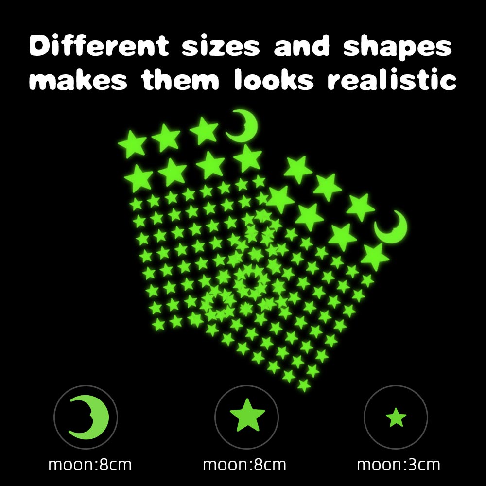 Wall Sticker Christmas Year Window Sticker Snowflake Star Luminous Sticker Children's Room Family Outdoor Glass Decoration