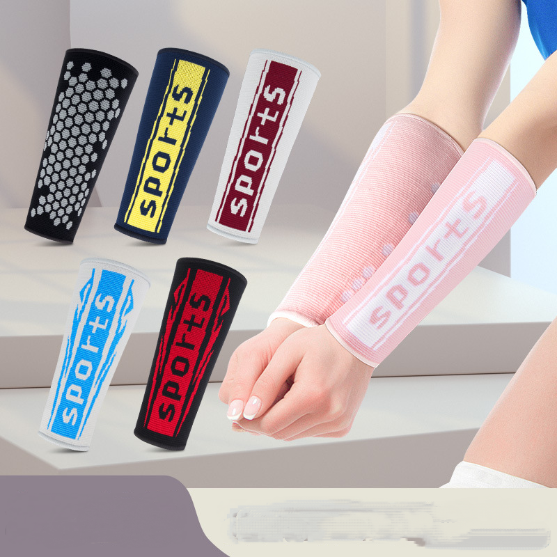 1 PCS Volleyball Handgelenk Ärmel Hosenträger Kompression Gestrickte Arm Hand Guards Schutz Für Outdoor Sport Unisex Protektoren Arm