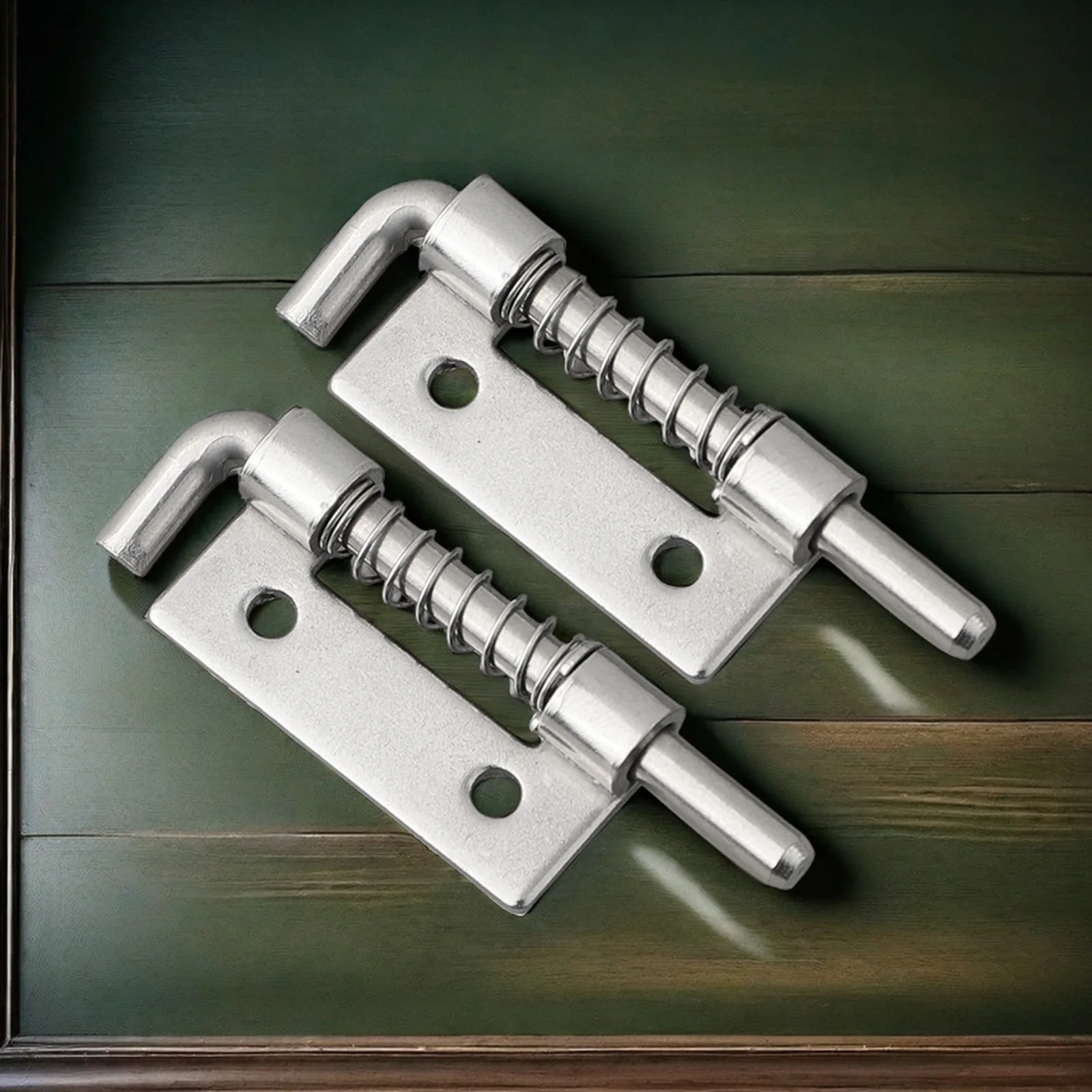 Neue Möbelriegel, Riegelstift, silberfarben, federbelasteter Riegelstift, Schränke aus Edelstahl 304, Schlafzimmer, Sicherheitstürriegel