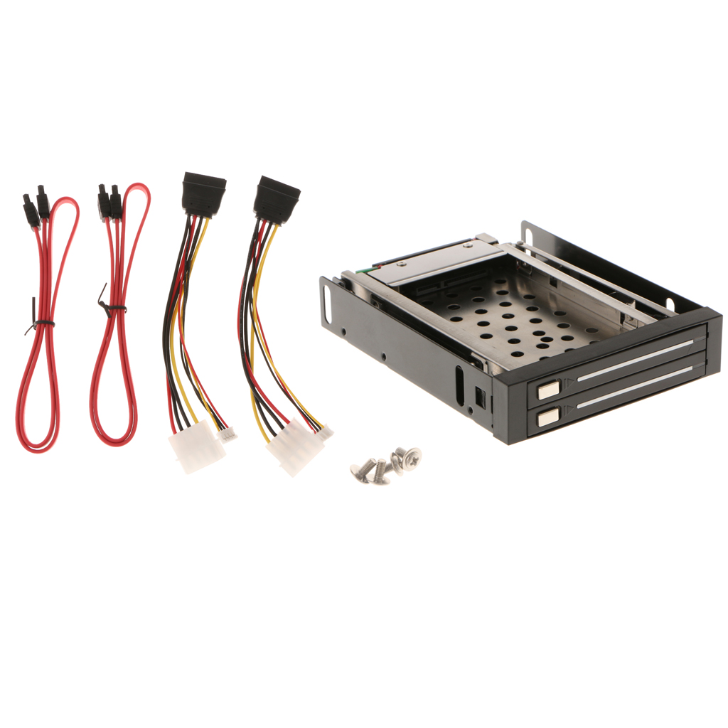 2.5 ''Trayless Swap Sata Mobiele Rack Backplane Twee Drive Sata Behuizing