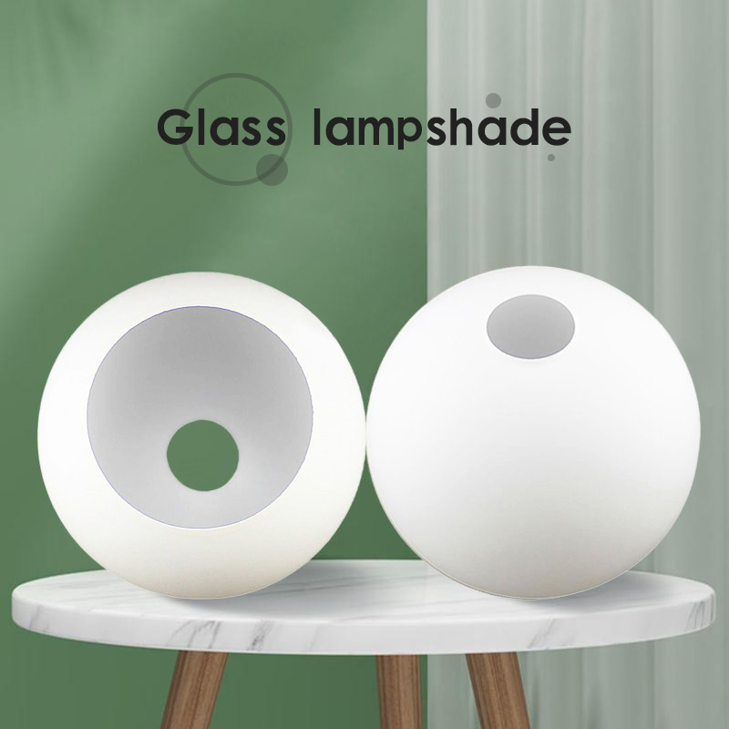 D4cm D3cm Opening Witte Globe Glazen Lampenkap E27 E14 Melkachtige Glazen Lampenkap Vervangingsonderdeel Verlichting Accessoire voor Kroonluchter