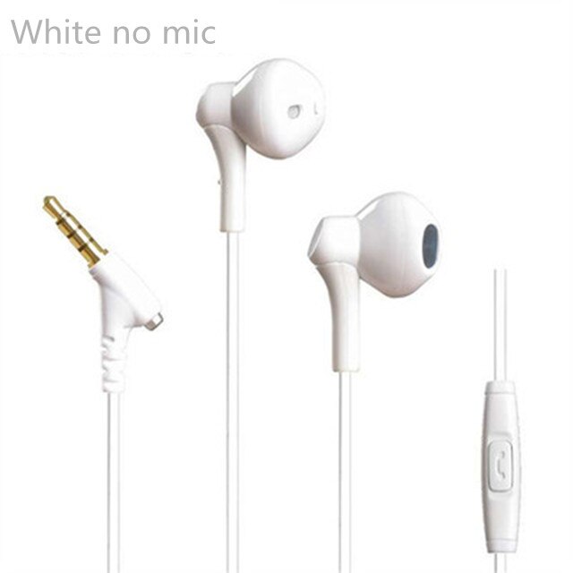 YINCROW RW-100 HiFi Super Bass Earphone With Mic Half in-ear headset Wired 3.5MM Earphones RW919 RW777 X6 P1 DT6 PT15 PT25 MS16: white with mic