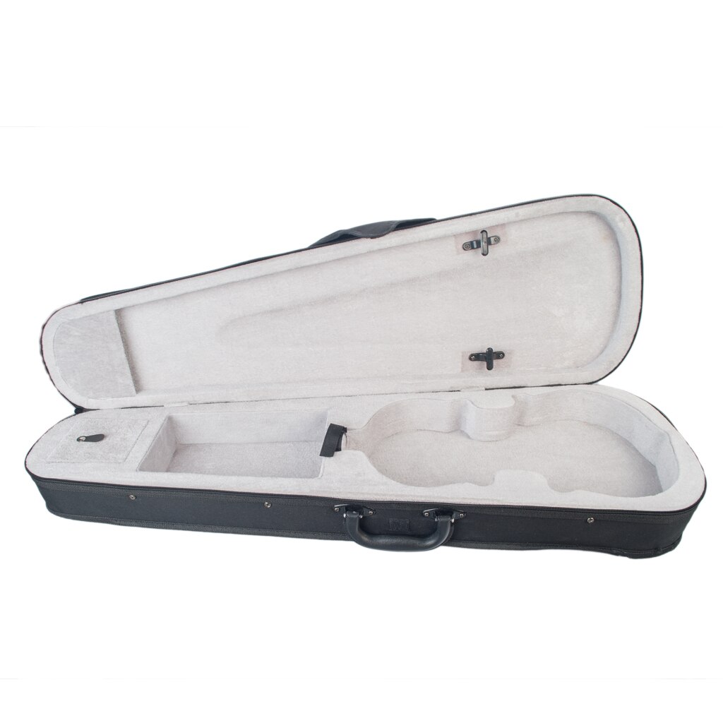 Viool Case Professionele Driehoekige Vorm Viool Hard Case-Zilver Binnen Viool Onderdelen