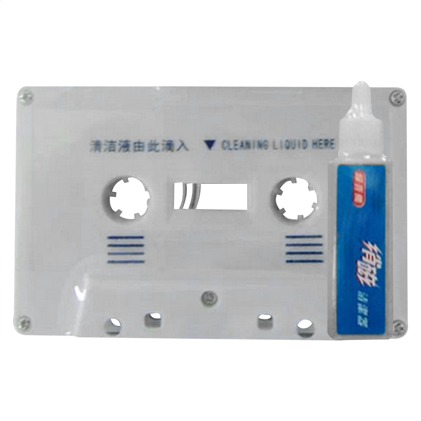 Cassette Tape Head Cleaner Demagnetizer Kit Audio Deck Household Tape Player Cleaning Product Commonly Used Player Cleaning Tool