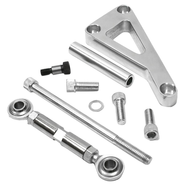 För chevy sbc 350 lång vattenpump lwp aluminium generatorfäste kit polerade biltillbehör