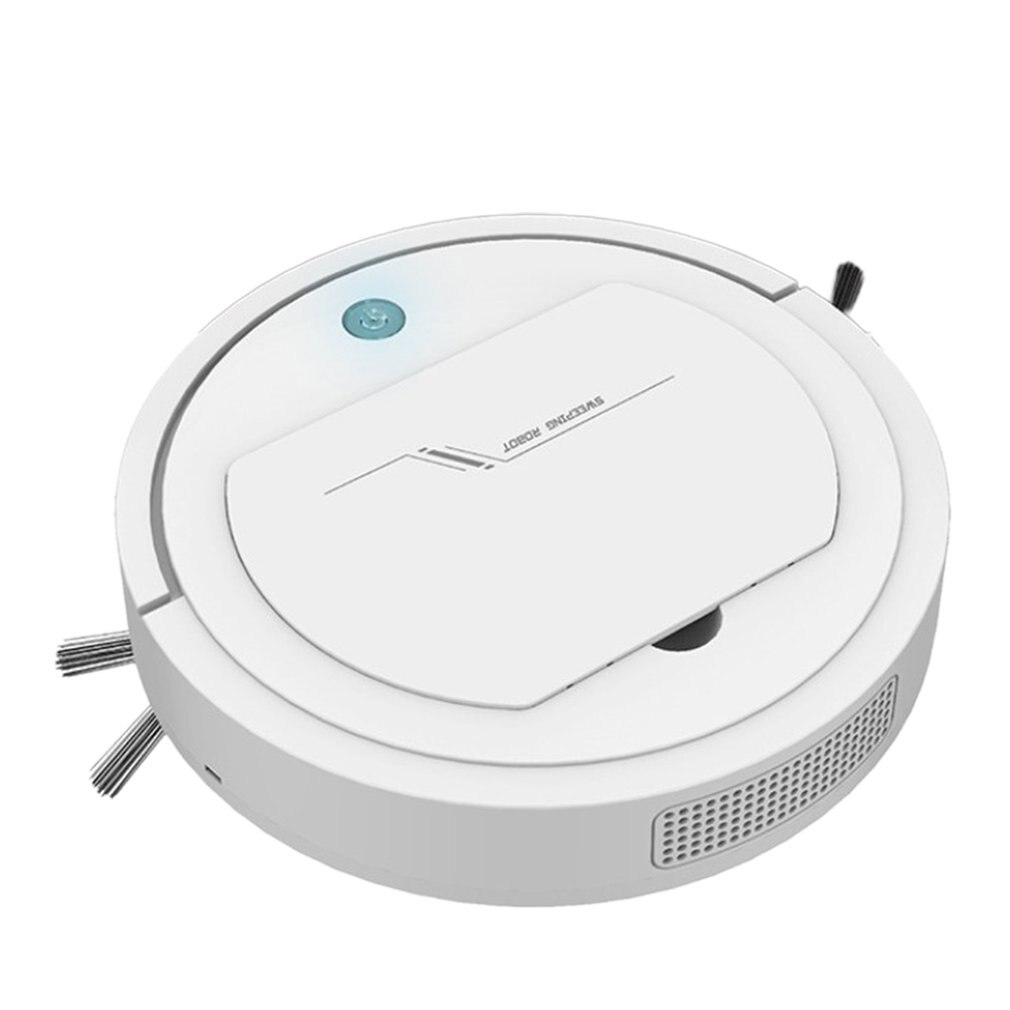 Drie-In-een Multifunctionele Huishoudelijke Veegmachine Smart Stofzuiger Automatische Reiniging Machine: white