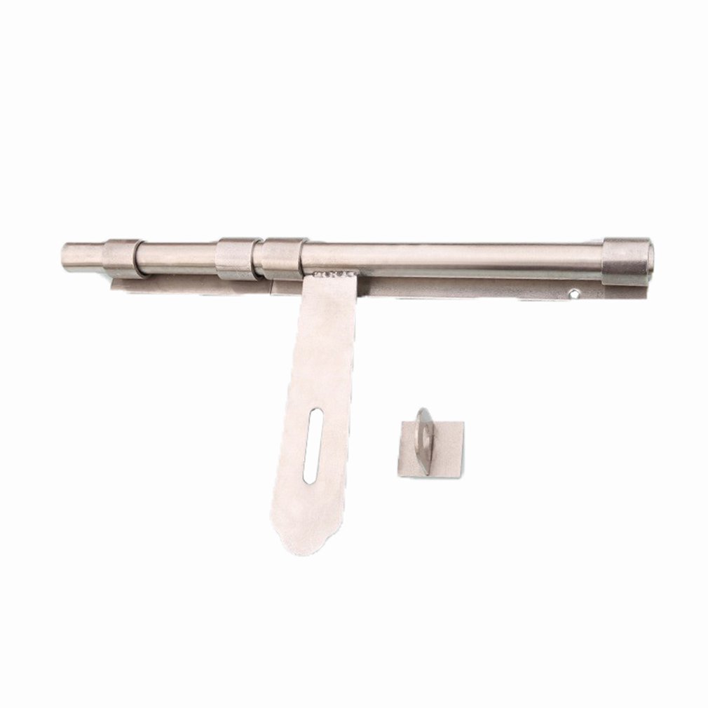 Bold Plate Door Bolt Thickening Anti-theft Lock Electric Welding Door Latch Heavy Stainless Steel Door Bolt: 14 / 12