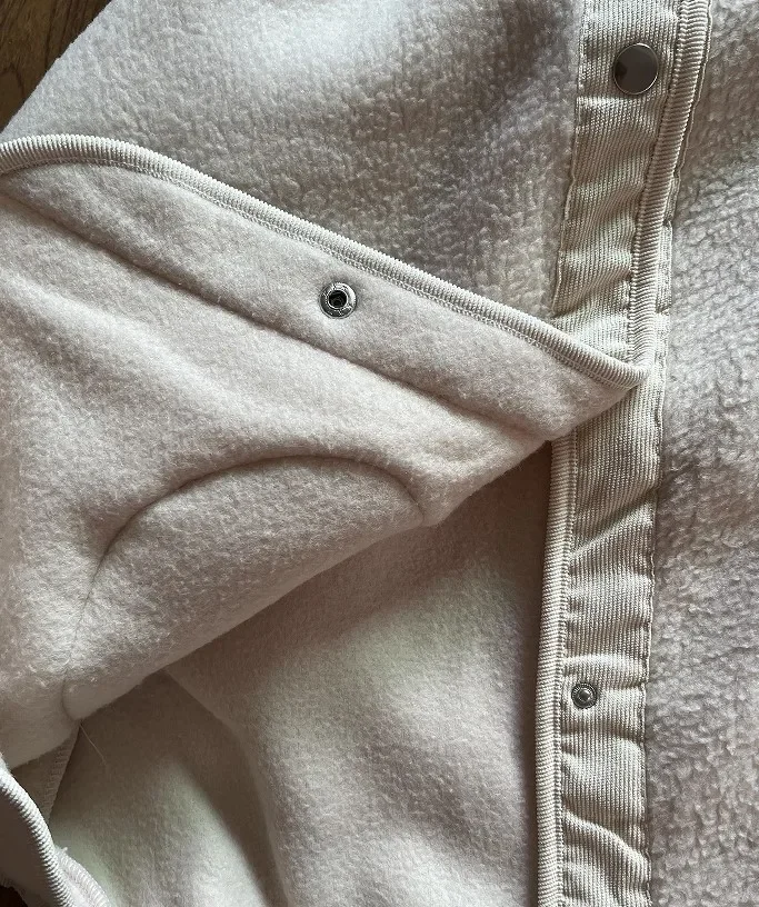 Lambthair tjocka kappor kvinnor koreanska dragkedja söta lösa fleecejackor höst vinter casual jacka en linje söta jackor