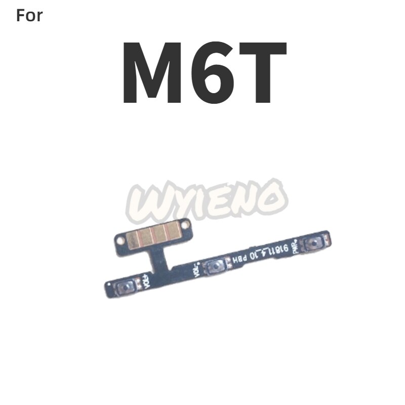 Novaphobat para Meizu M3 Note M681H M681Q/L681h encendido apagado volumen arriba abajo interruptor tecla flex cable reemplazo + seguimiento: for M6T