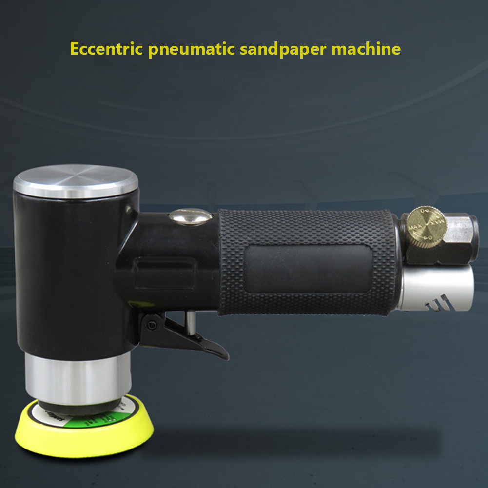 2inch Mini Orbital Air SanderPneumatic Polishing Grinding Machine Air Tools Buffer Dual Action Orbital Polisher for Car