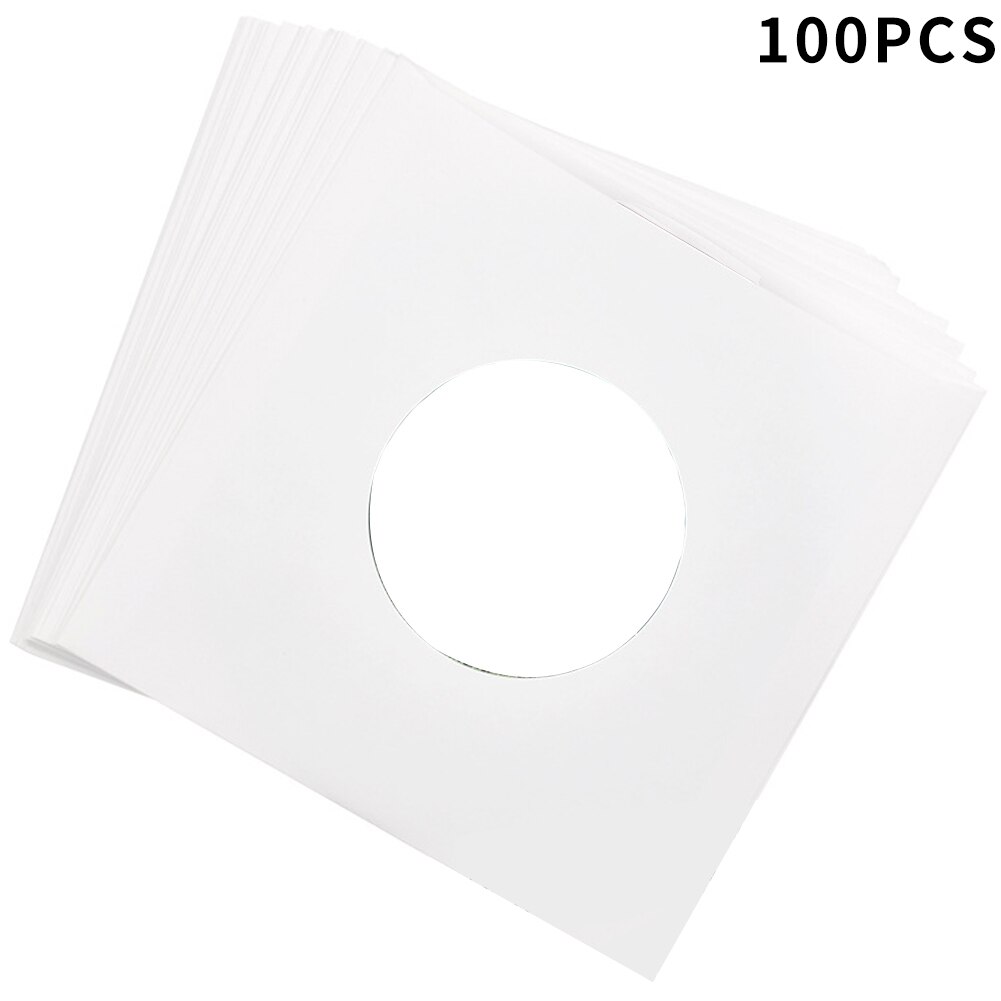 100pcs LP Album Cover Dustproof Inner Home Audio Container Protective 7 10 12inch Thickened Vinyl Sleeve Accessories: 10inch