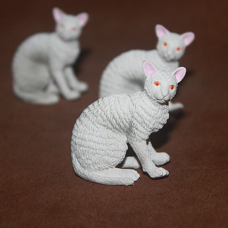 Simulation Pet Kleine Tier Katzen Modell Nette Mini Ägyptischen Mau Türkische Angora Abyssinian Miniaturen Action Figur Figuren Spielzeug: H