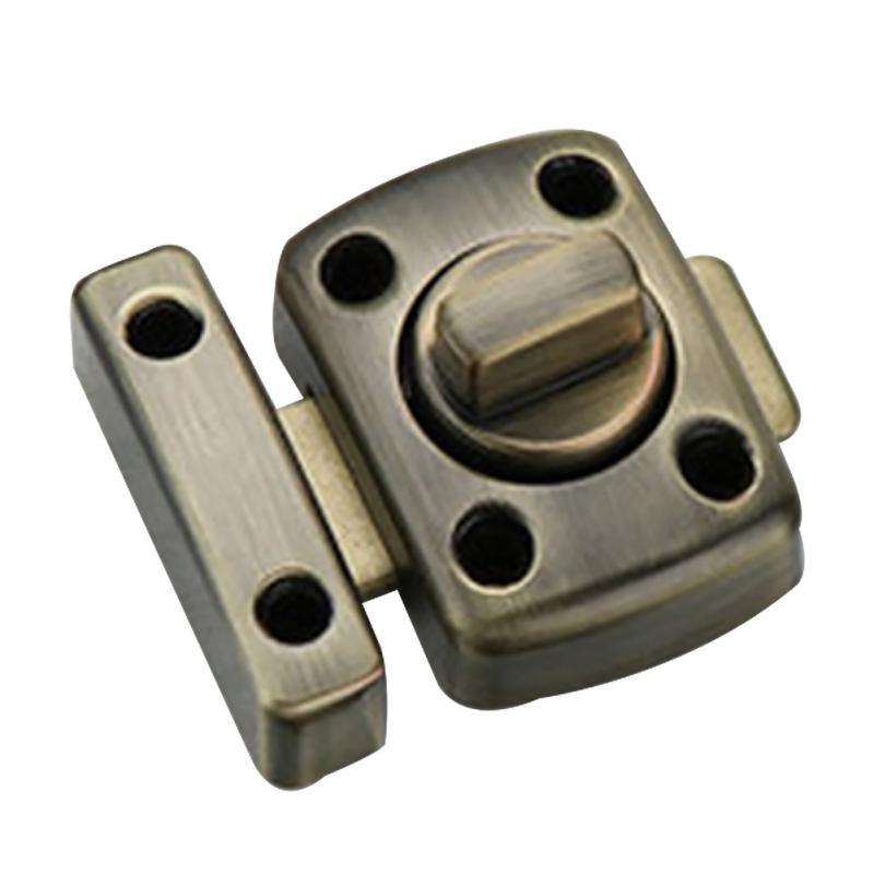 Universal Door Latch Gate Latch Security Sliding Door Lock Bolt Zinc Alloy With Screws: Antique Bronze