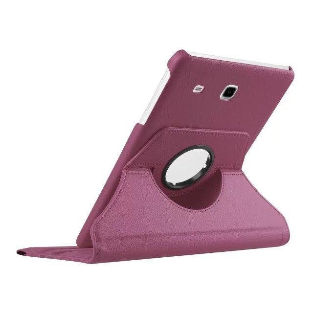 360 Rotating Case Stand Cover For Samsung Galaxy Tab E 9.6" SM-T560 T561 PU Leather Stand Smart Tablet Tablette Stands Fundas