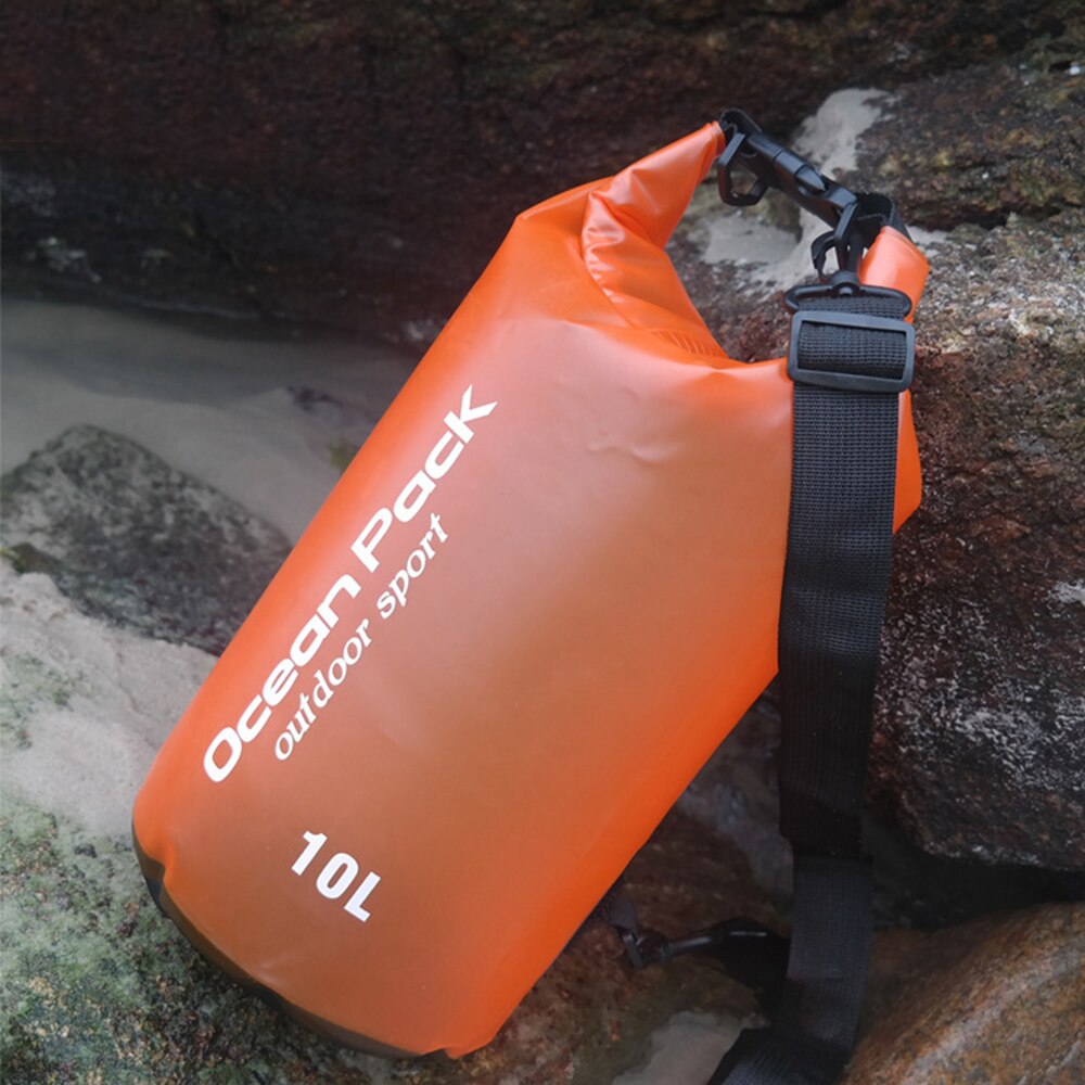 Bolsa seca plegable impermeable de PVC bolsa de agua mochila para nadar Rafting kayak canotaje bolsa de almacenamiento de pesca