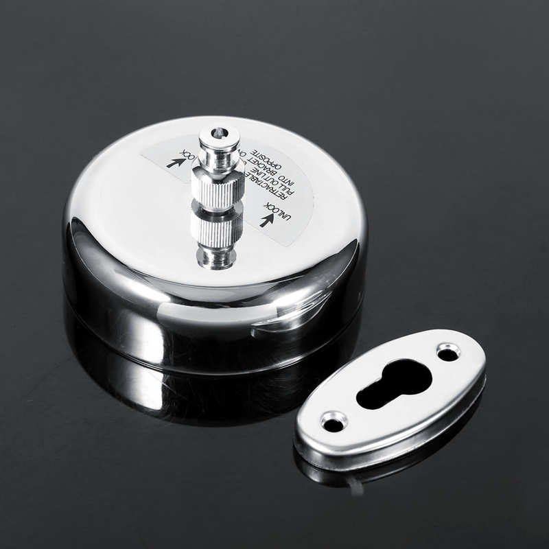 Stainless Steel Retractable Clothes Line Dryer Portable Indoor Outdoor Laundry Wall Hanger Round Clothes Line Clothesline