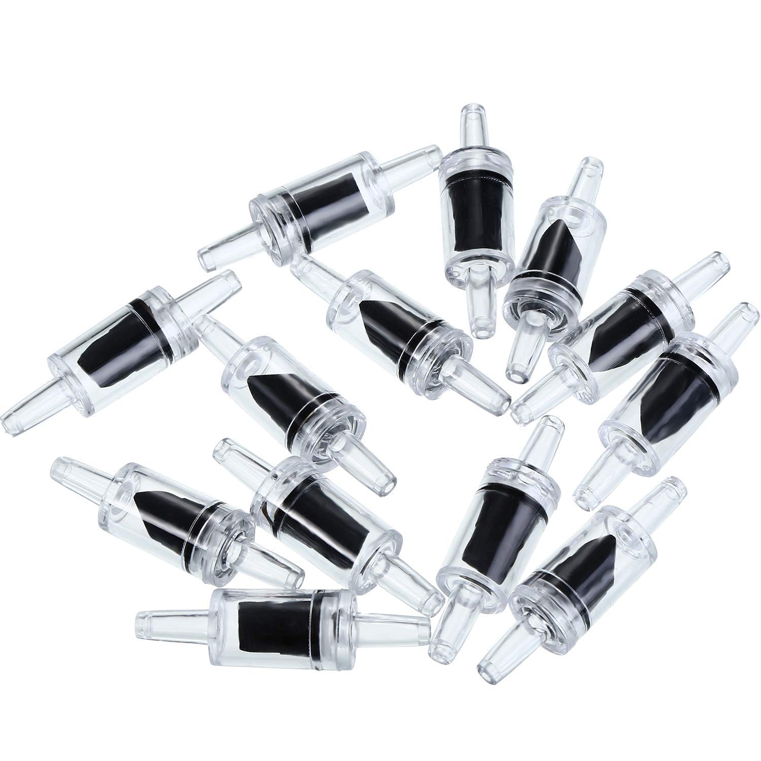 15 Pieces Air Pump Check Valves One Way Check Valve Device Fish Tank Aquarium Using