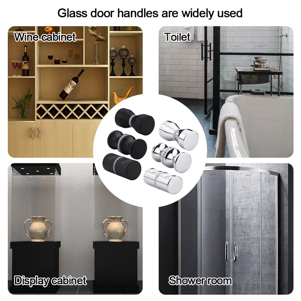 Duurzame Keuken Hardware Badkamer Glazen Deurknop Garderobe Trekt Douchedeur Handgreep Kast Handvat